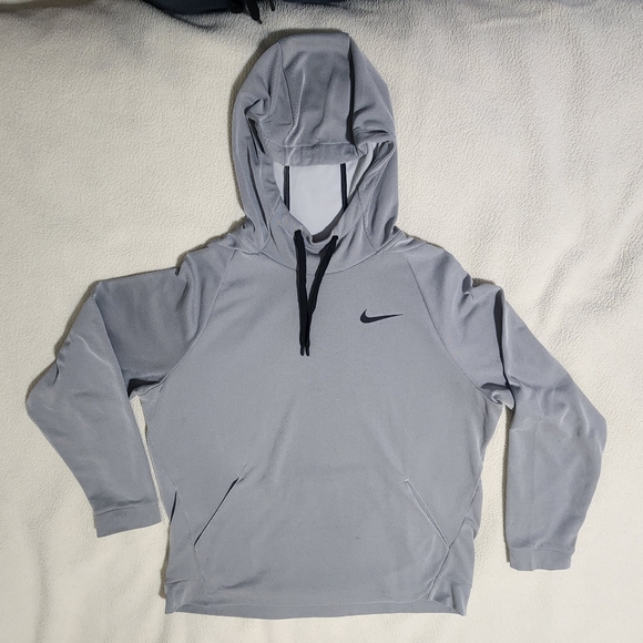 Nike Other - MEN'S NIKE THERMA TRAINING HOODIE SWEATSHIRT!!! IN GRAY HEATHER BLACK!!!